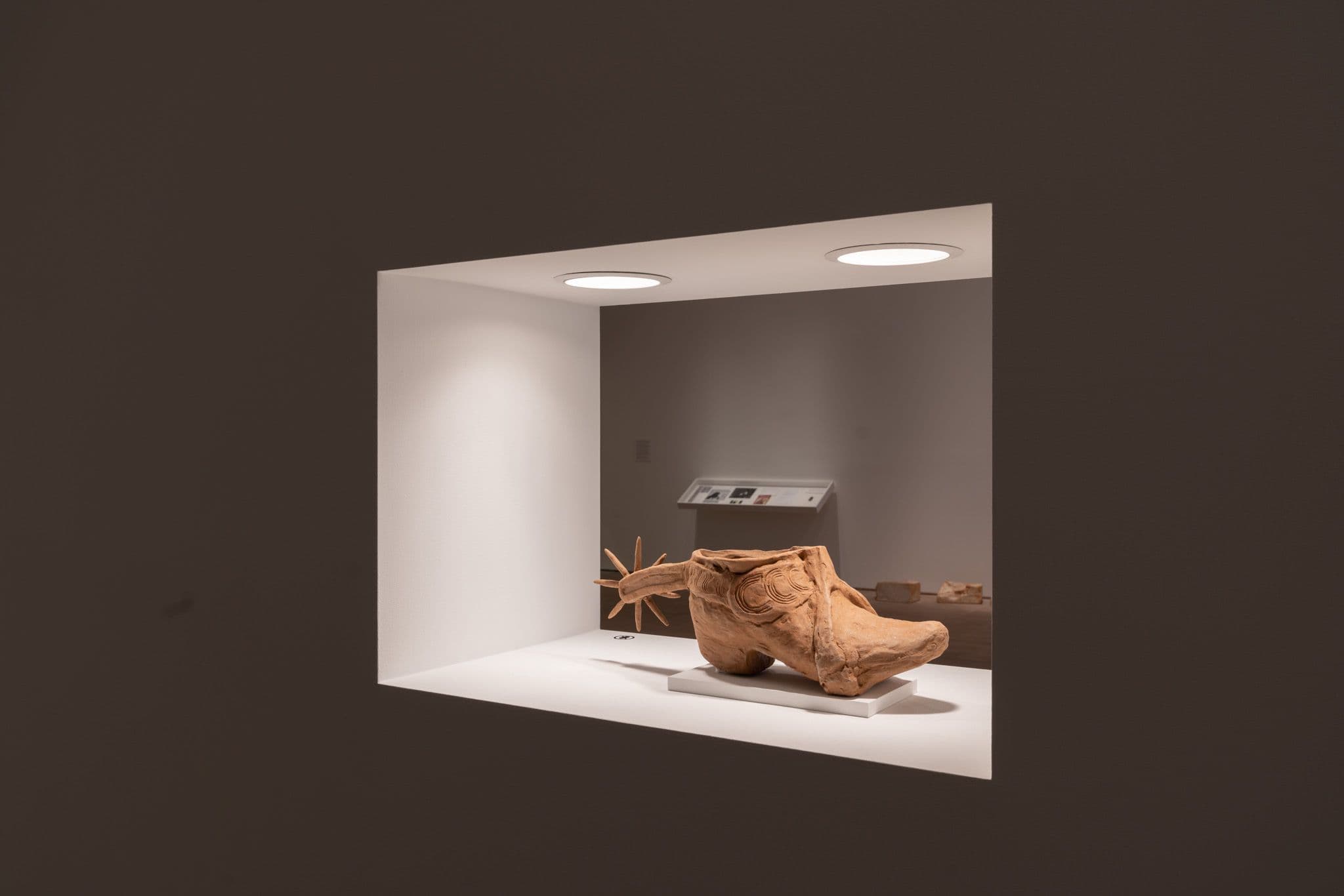 Installation view, Oñate's foot, SITElines.2018: Casa tomada, SITE SANTA FE, 2018. Photo by Eric Swanson