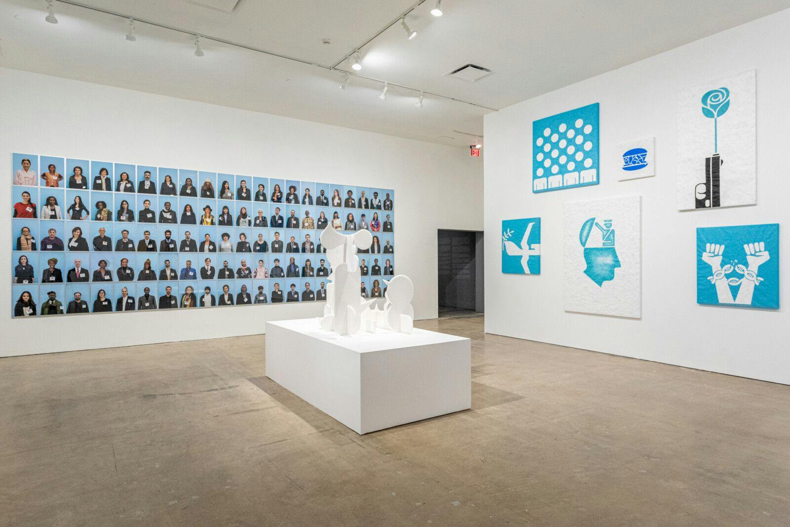 Pedro Reyes, DIRECT ACTION, 2023, Installation view, image courtesy of SITE Santa Fe, photo by Shayla Blatchford-225-HDR
