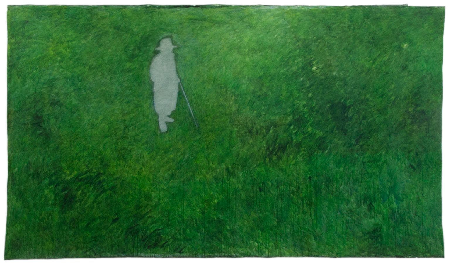 May Stevens, Green Field, 1989. (c) May Stevens; Courtesy of the estate of the artist and RYAN LEE Gallery, New York.