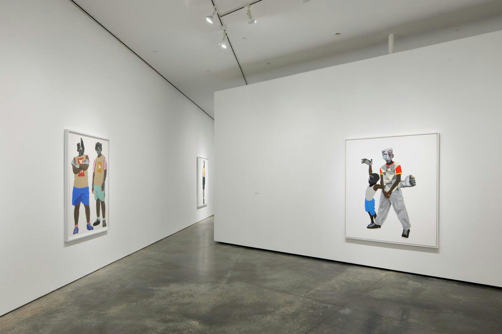 Deborah Roberts, Come walk in my shoes (installation view), photo by Byron Flesher